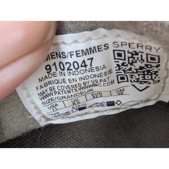 Sperry Women's Angelfish Boat Shoe Linen Oat EU 39 / USA 11 Pre-Owned Used - Picture 8 of 8